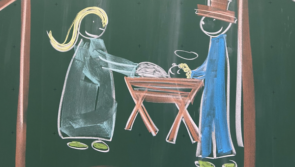 Mal-Wettbewerb für die diesjährige Weihnachtspostkarte der Schule!